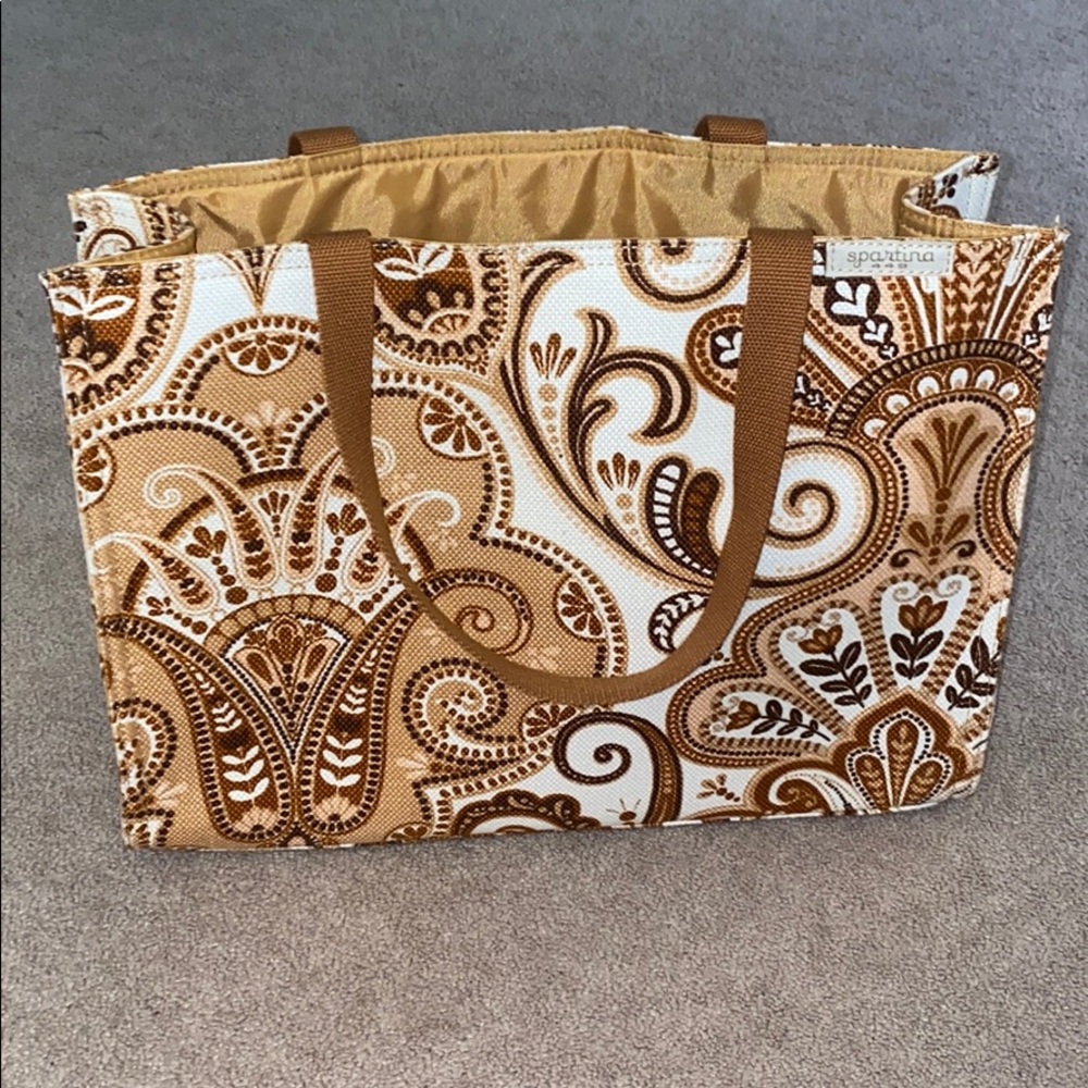 Spartina 449 Brown/ Tan Tote Bag